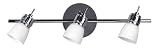 CANARM LTD. IT344A03CG10 Enzo 3 Bulb Track Light, Chrome/Gun Metal