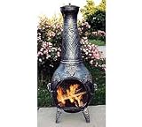 Oakland Living Grape Chimenea with Grill