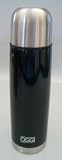 Oggi Lustre Black Stainless Steel Travel Mate Thermos Flask