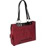 Pacific Design PD0949 Kailo Chic Notebook Carrying Tote Red Hexagon