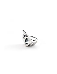 Whale Charm in Silver for 3mm Charm Bracelets