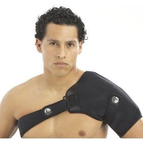 Click here to buy Active Wrap Shoulder Hot Cold Therapy Wrap - Size Large Includes two 7X10 hot cold packs by Swede-O.