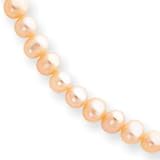 14k Gold 4-4.5mm Pink Freshwater Onion Cultured Pearl Necklace