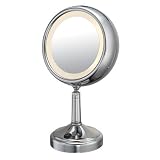 Lighted Pivot Vanity Mirror in Chrome by Kimball and Young by 