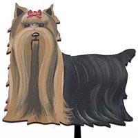 yorkshire terrier Garden Stake