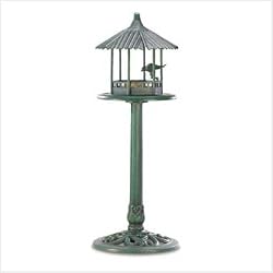 Verdigris Gazebo Birdfeeder