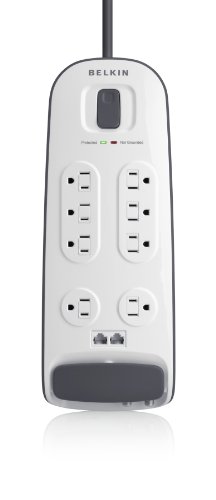 Belkin Surge Protector 8 Outlet With Telephone & Coax Protection