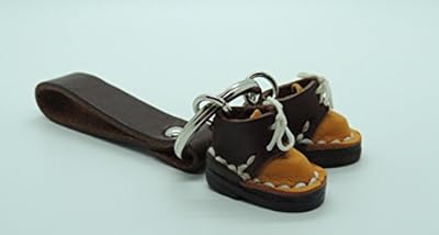 Miniature Handmade Genuine Leather Boots or Shoes Key Chain Key Ring Key holder