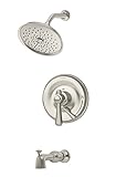 Symmons S-5402-STN Degas Tub/Shower System Satin Nickel [並行輸入品]