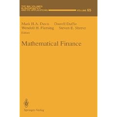 Mathematical Finance (The IMA Volumes in Mathematics and its Applications)