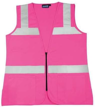 High Visibility Vest, Unrated, Pink, M