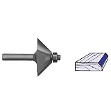 Whiteside 1-1/16 Cutting Length x 3/4 Cutting Height x 1/2 Shank x 45-Degree Chamfer Router Bit - 2306