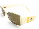 Guess - New GUESS Sunglasses GU-6327 GU6327 GLD-1 Brown Lens & Gold White Frame Size: 54-17-135
