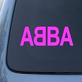 ABBA - Vinyl Car Decal Sticker #A1574 | Vinyl Color: Pink