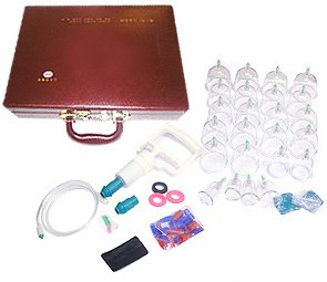 Biomagnetic Suction Cupping - 24 Cups Deluxe Set (Massage)