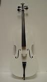 Crystalcello MC100WT 4/4 Size White Cello with Carrying Bag and Bow