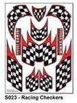 S023 Racing Checkers External Decal by XXX Main