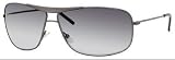 Giorgio Armani 887/S Mens Polarized Aviator Full Rim Outdoor Sunglasses - Palladium/Gray / Size 67/11-125