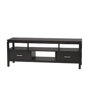 Linon Sutton Black Plasma TV Center by Linon
