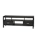Linon Sutton Black Plasma TV Center