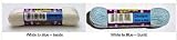 UV Colour Changing Flat Shoe Flat Laces-White to Blue. They change colour in the sun! Changes colour in the sun or any UV exposure*