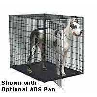 Z-Pets - 1554U - Big Dog Crate Dog Crate - Black - Extra Large
