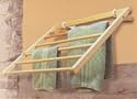 WALL MOUNTED TIMBER DRYING RACK