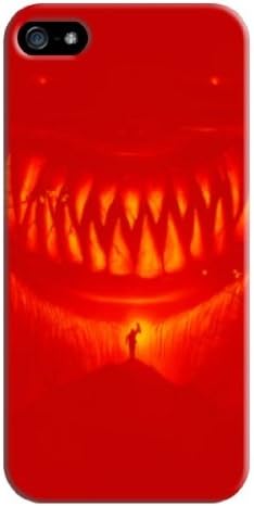 Youai Mouth Hard Back Shell Case / Cover for Iphone 5 and 5s - Red