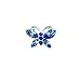 Lillian Rose Something Blue Butterfly Bride Wedding Pin