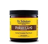Dr. Schulze Intestinal Formula #2 DEEP Herbal Colon Bowel Cleanse Laxative 8oz Powder ~ NEW GLASS Jar!
