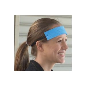 Disposable Sweatband - Blue Cellulose - S6 (Lot of 75) by 