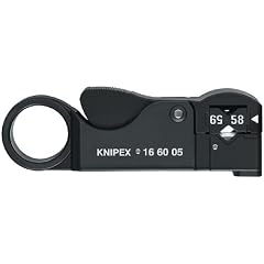 Knipex 16 60 05 SB Koax-Abisolierwerkzeug 190 mm
