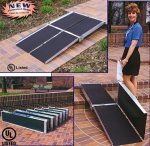 PVI Multifold Wheelchair Ramps 5 - 12-ft Long x 30-in Wide