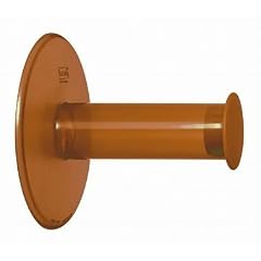 WC-Rollenhalter PLUGN ROLL transparent tabak von Koziol