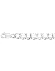 Sterling silver charm bracelet 9mm