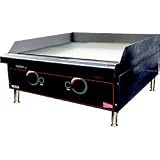 Cecilware Heavy Duty Restaurant Gas Griddle: 4 Burners - Liquid Petroleum