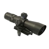 NcStar 3-9X42 Compact-Red and Green Illuminated P4 Sniper/Green Lens/Quick Release (STP3942G)