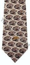 Men's Jacksonville Jaguars Tonal Logo Silk Tie by NFL in Off white