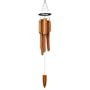 Asli Arts Collection C252 Black Ring Bamboo Chime