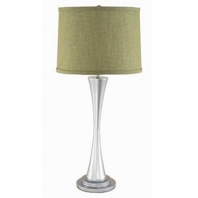 Curves Table Lamp in Silver