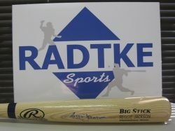 Reggie Jackson Autographed/Hand Signed Rawlings Big Stick Bat Yankees