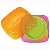 Beaba Baby Training Plate & Spoon Set