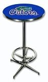 Florida Chrome Pub Table 40 High 30 Diameter - NCAA Team