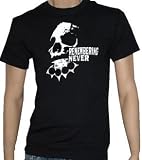 REMEMBERING NEVER - Skull - Black T-shirt