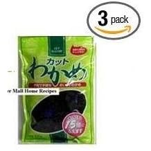 Goshoku All Natural Cut Fueru Wakame Seaweed Value 3 Packs - (3x 3.5 Oz)