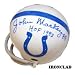 John Mackey Autographed/Hand Signed Baltimore Colts Mini Helmet with HOF1 992 Inscription