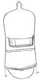 Zenith Bathstyles Over the Shower Caddy, Chrome