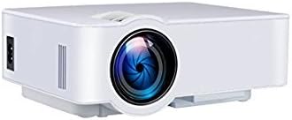 Fastle Upgraded LED Projector E08 Home theater Projector Brighter Screen for Connecting PC DVD Playstation Laptop by Multi Input Interfaces (White USB Cable Sync Play)