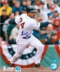 Manny Ramirez signed 8x10 Photo (Boston Red Sox) with MLB Hologram framed & matted
