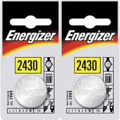 2 pack Energizer CR2430 Lithium Coin Button Cell battery by Energizer